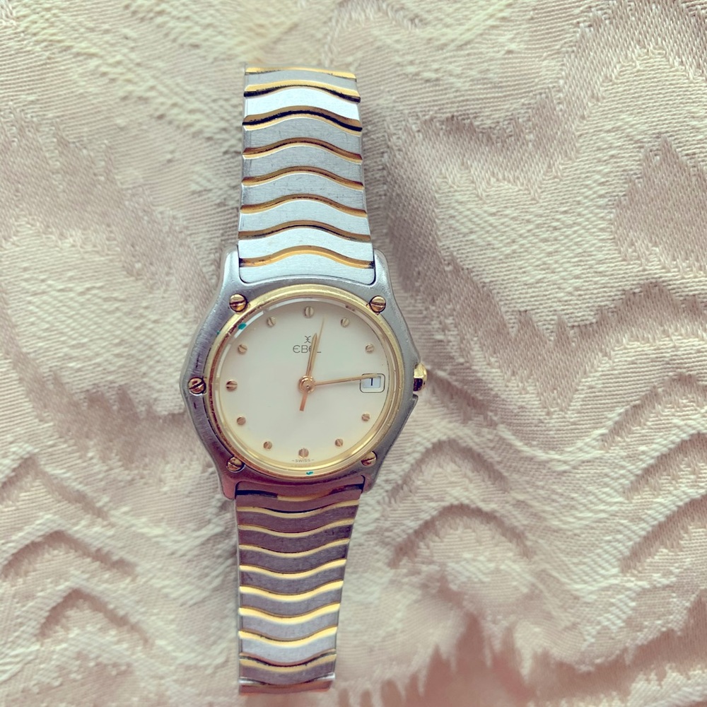 Classic Ebel watch stainless steel and gold
